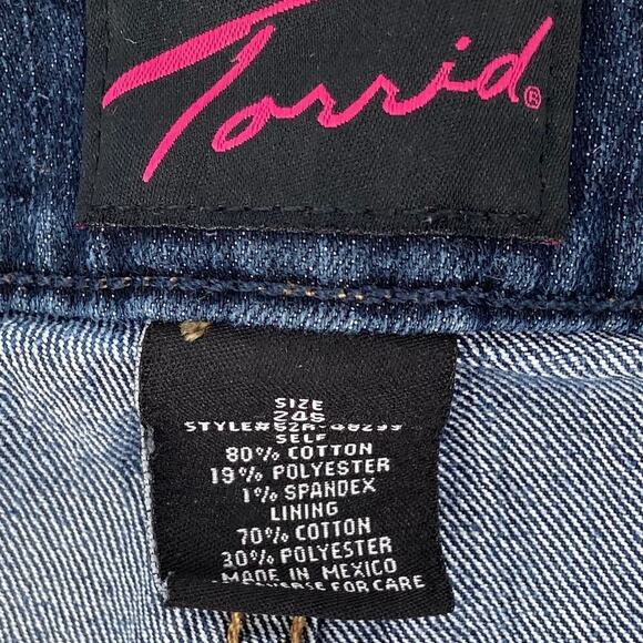 Torrid Boot Cut Jeans Plus Size 24 Stretch Denim Medium Wash Classic Bootcut - Picture 5 of 11